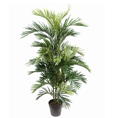 Outsunny 60cm/2FT Artificial Palm Tree Fake Plant in Pot Indoor Outdoor  Décor