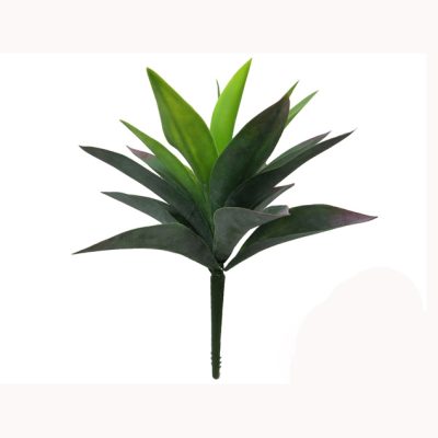 artificial Agave 25cm green red