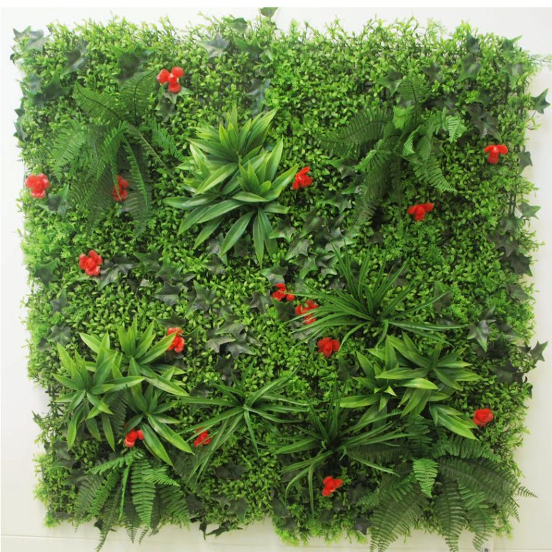 Tropical Jungle Mix Vertical Garden Uv Stabilised 1mx1m Artificial Plants Online