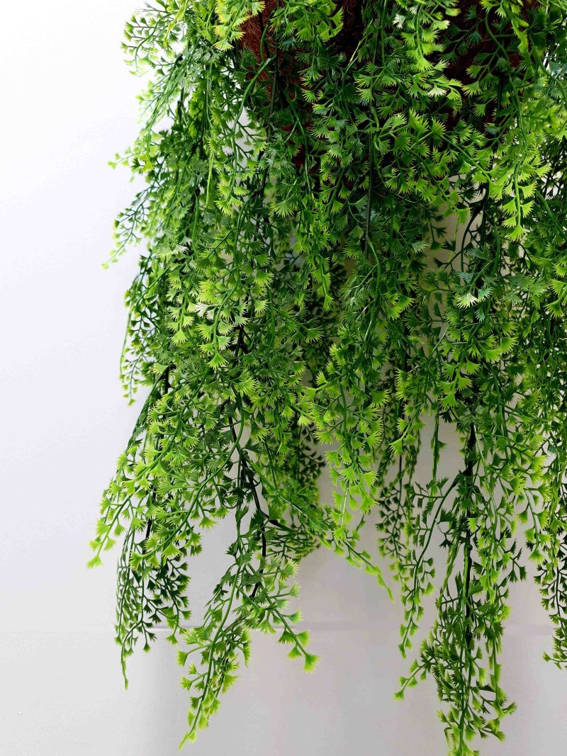 Hanging Ruffle Fern | Fake Hanging Plants