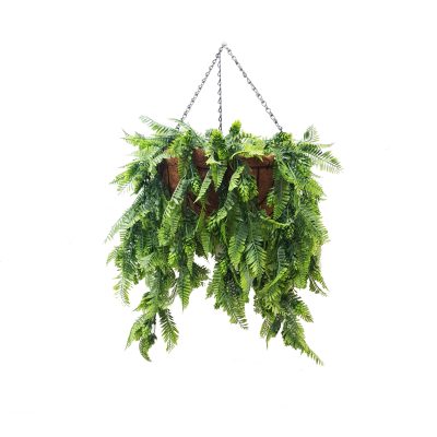 Triple Pine Cone Vine hanging plant basket