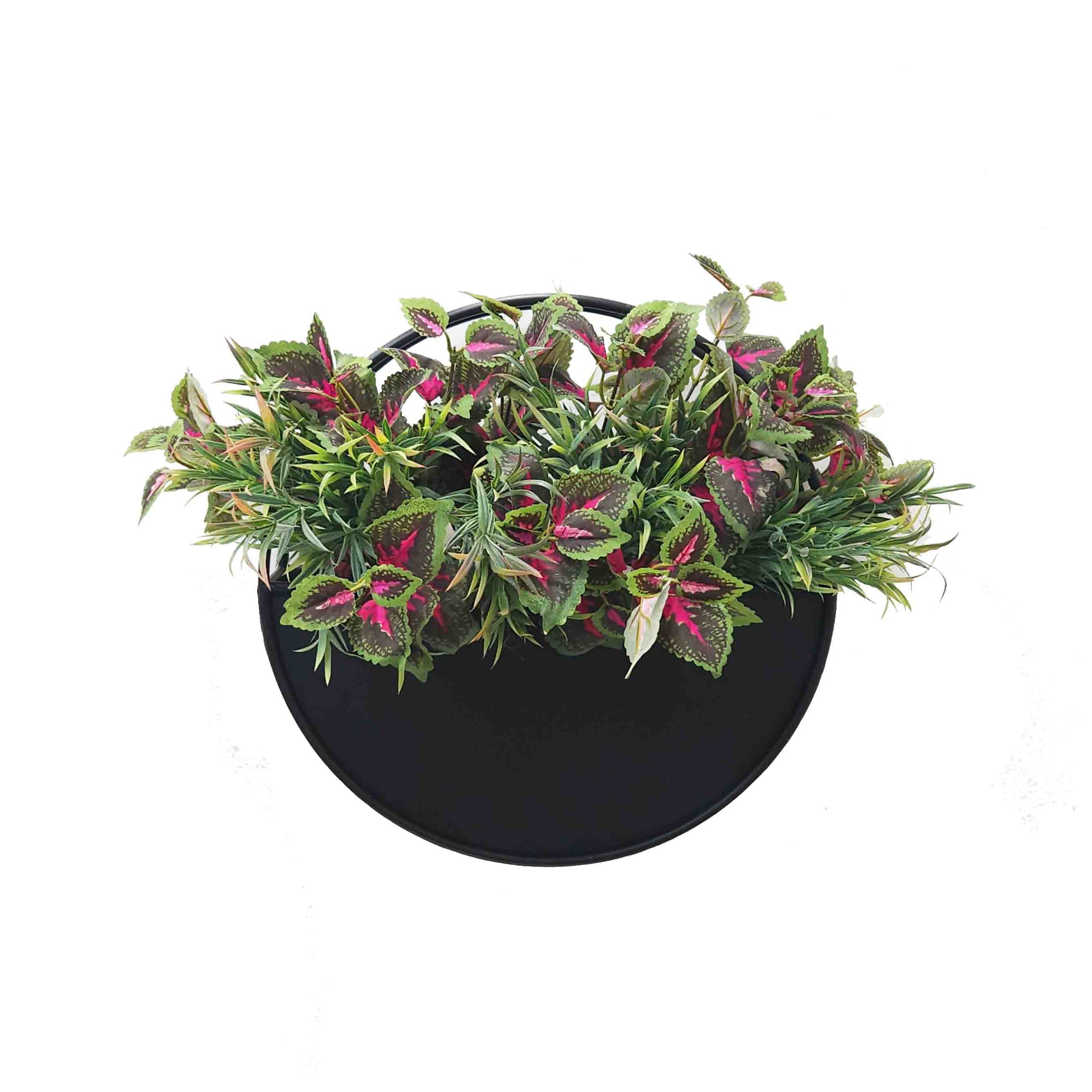 Artificial Coleus Bush Wall Planter Artificial Plants Online