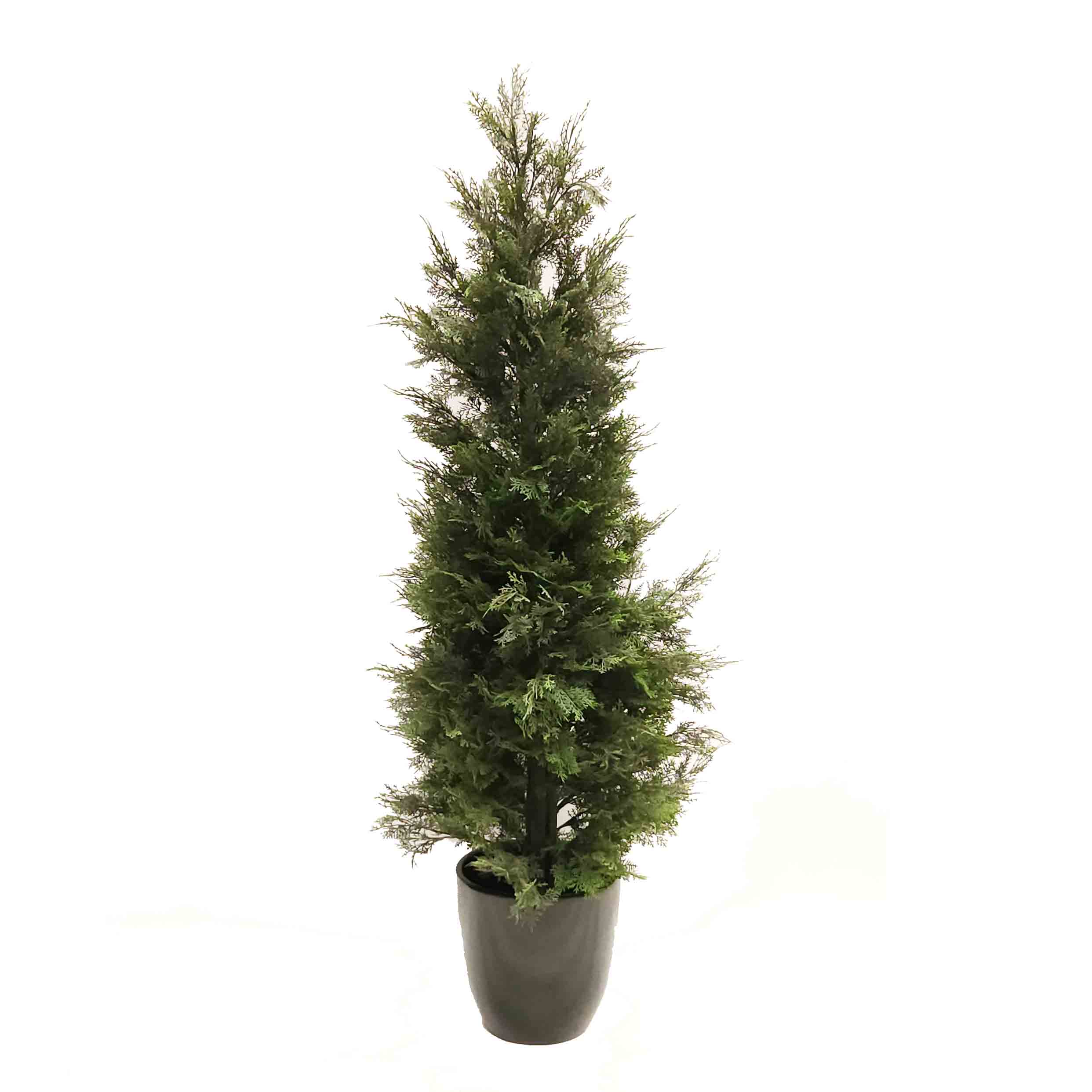 artificial outdoor plant | cypress tree | conifer tree | fake cypress tree | artificial conifer tree | UV treated plants | faux cypress tree | artificial plants
