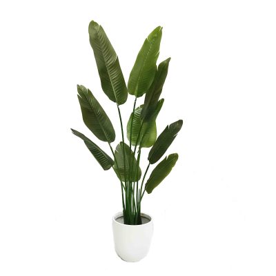 artificial plant | bird of paradise | artificial bird of paradise | faux plant | fake plants | banana leaf plant | faux trees | UV treated plants | fibreglass pot | Decorative pots | traveler palm