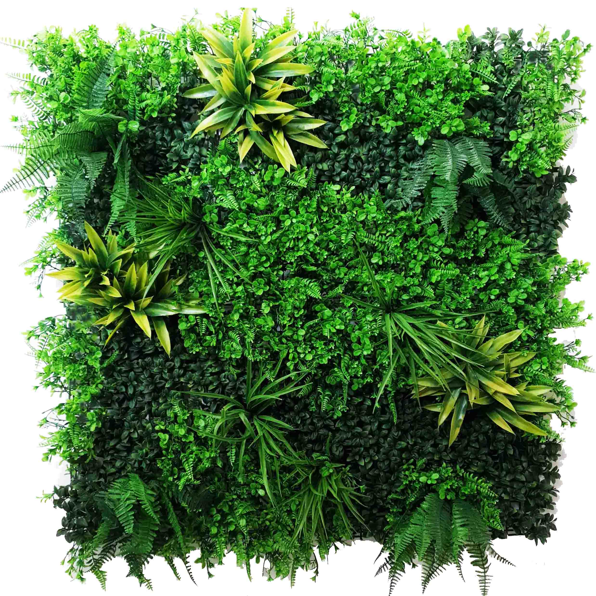 Artificial Vertical Garden | Fake wall garden | UV resistant outdoor wall garden | Fire Resistant