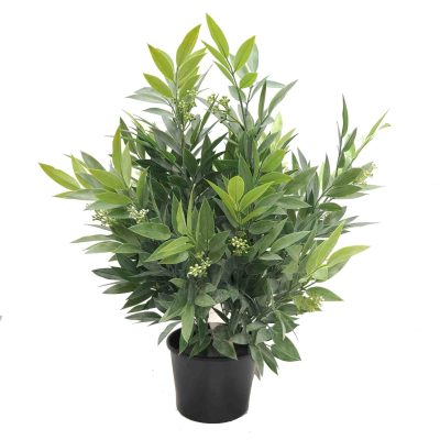 ruscus bush | artificial plants bush | table top plants | faux shrubs | artificial pot plant