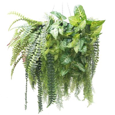 hanging plants baskets | artificial fern basket | lush fern basket | fake plants | lush basket | chandelier | plants chandelier
