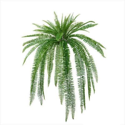 Faux hanging Sword Fern UV resistant | hanging fern | outdoor faux fern