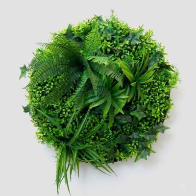 vertical wall garden | faux wall garden disk